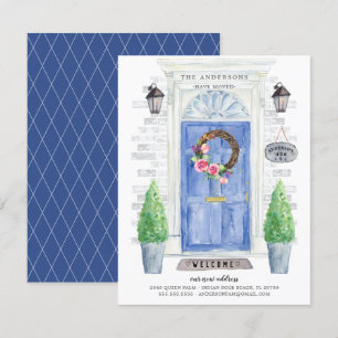 Aankondiging van blauwe voorkleppen