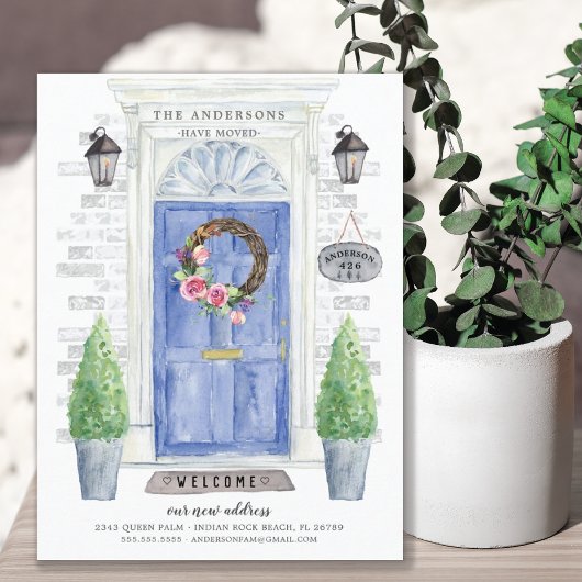 Aankondiging van blauwe voorkleppen