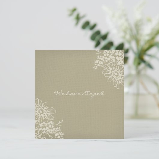 Aankondiging van  bouwkaarten (Staand voorkant)