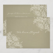 Aankondiging van  bouwkaarten (Voorkant / Achterkant)