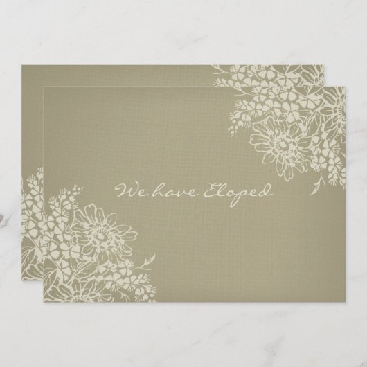 Aankondiging van  bouwkaarten (Voorkant / Achterkant)