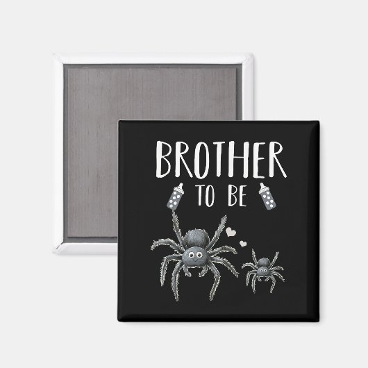 Aankondiging van broer die broer wordt Babyshower Magneet (Voorkant / Achterkant)