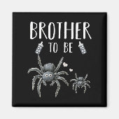 Aankondiging van broer die broer wordt Babyshower Magneet (Voorkant)