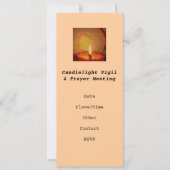 Aankondiging van Candlelight Vigil (Voorkant)