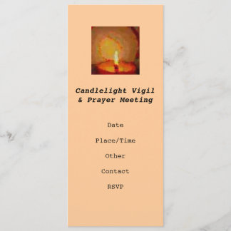 Aankondiging van Candlelight Vigil