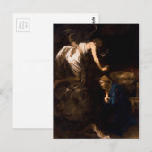 Aankondiging van Caravaggio (1608) Briefkaart (Voorkant / Achterkant)