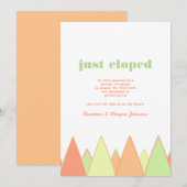 Aankondiging van Colorful Peaks Elopement (Voorkant / Achterkant)