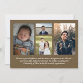 Aankondiging van Cowboy Country Foto Afstuderen (Achterkant)