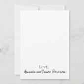 Aankondiging van Cute Chipmunk Baby Birth Stats (Achterkant)