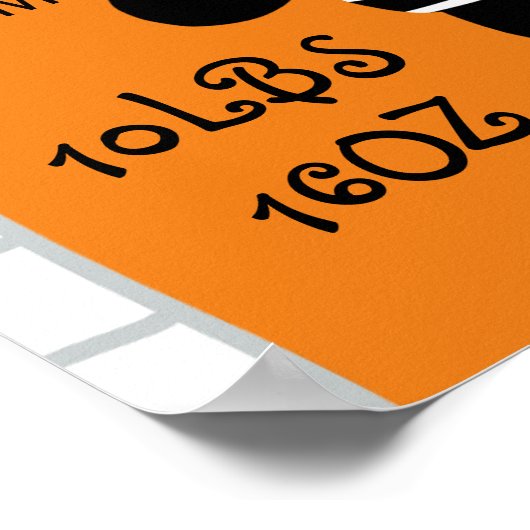 Aankondiging van Cute Panda Birth Poster (Hoek)