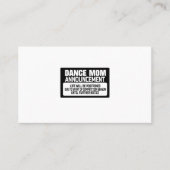 Aankondiging van Dance Mam (Voorkant)