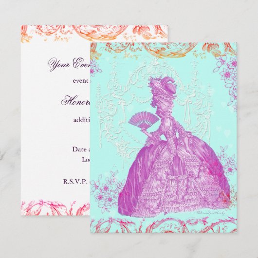 Aankondiging van de Aangepaste aankondiging Potpou (Voorkant / Achterkant)