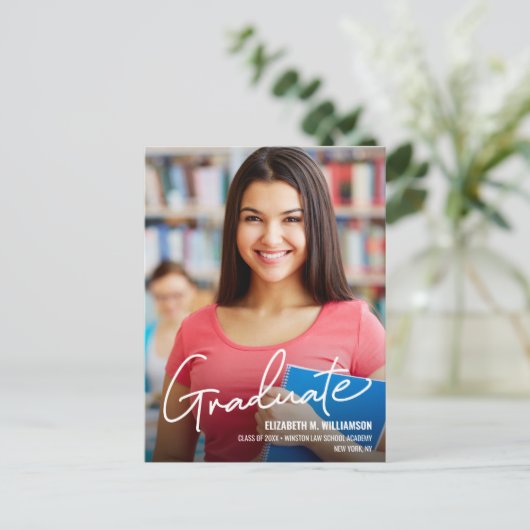 Aankondiging van de Aangepaste Foto Law School Afs (Staand voorkant)