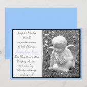 Aankondiging van de Aangepaste geboorte van Boy An (Voorkant / Achterkant)