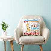 Aankondiging van de Aangepaste geboorte van Cute G Kussen (Stoel)
