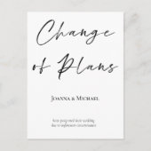 Aankondiging van de aankondiging van de huwelijksd briefkaart (Voorkant)