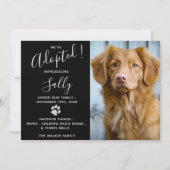 Aankondiging van de adoptie van huisdieren - Elega (Voorkant)