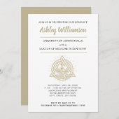 Aankondiging van de afstuderen aan de tandheelkund (Voorkant / Achterkant)