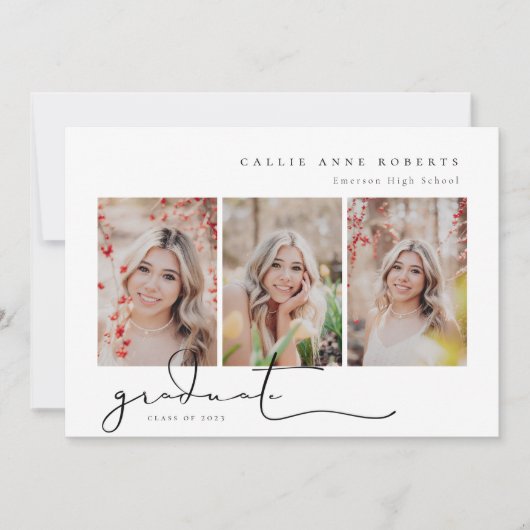 Aankondiging van de Afstuderen van de Foto van Scr (Voorkant)