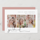 Aankondiging van de Afstuderen van de Foto van Scr (Voorkant / Achterkant)