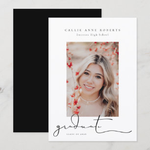 Aankondiging van de Afstuderen van de Foto van Scr