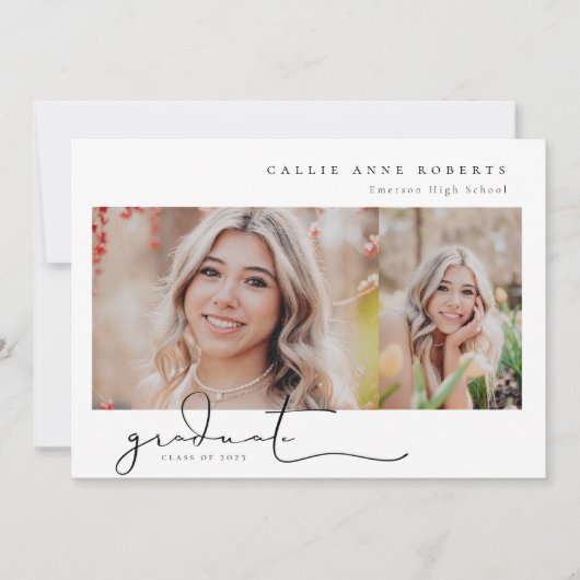 Aankondiging van de Afstuderen van de Foto van Scr (Voorkant)