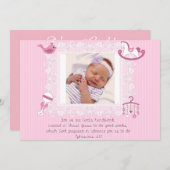 Aankondiging van de baby, Christelijke Schrift voo (Voorkant / Achterkant)