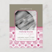 AANKONDIGING VAN DE baby hallo baby: (Voorkant)