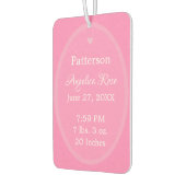 Aankondiging van de baby HAMbWG Air Freshener Luchtverfrisser (Links)