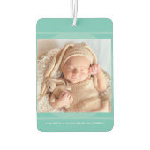 Aankondiging van de baby HAMbWG Air Freshener Luchtverfrisser (Achterkant)