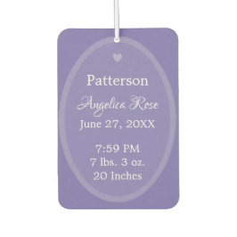 Aankondiging van de baby HAMbWG Air Freshener Luchtverfrisser