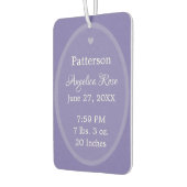 Aankondiging van de baby HAMbWG Air Freshener Luchtverfrisser (Links)