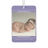 Aankondiging van de baby HAMbWG Air Freshener Luchtverfrisser (Achterkant)