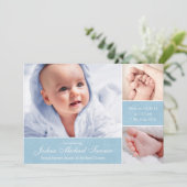 Aankondiging van de Baby van getextureerde fotodoz (Staand voorkant)