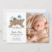 Aankondiging van de Baby voor paasbesnoeiing (Voorkant)