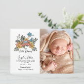 Aankondiging van de Baby voor paasbesnoeiing (Staand voorkant)