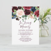 Aankondiging van de begrafenisdienst van Bourgogne (Staand voorkant)