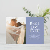 Aankondiging van de beste dag van het huwelijk (Staand voorkant)