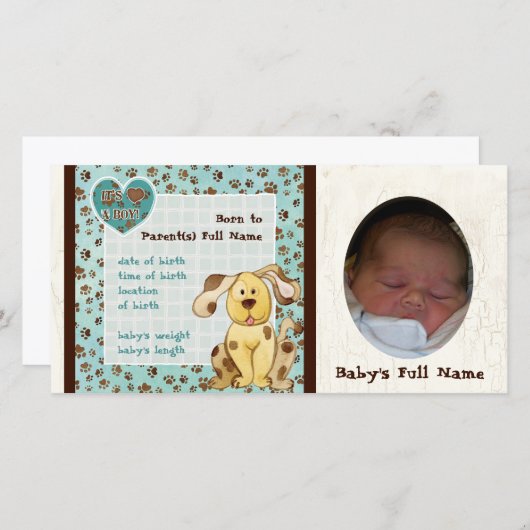 Aankondiging van de beste vriendschappelijke foto  (Voorkant / Achterkant)