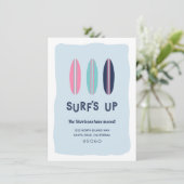 Aankondiging van de Beweging van de Beach van surf (Staand voorkant)