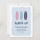 Aankondiging van de Beweging van de Beach van surf (Voorkant)