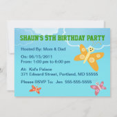 Aankondiging van de Birthday Party van Cute Custom (Achterkant)