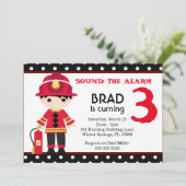 Aankondiging van de Birthday Party van Cute Firefi (Staand voorkant)