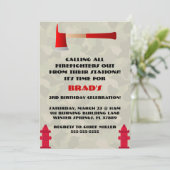 Aankondiging van de Birthday Party van Cute Firefi (Staand voorkant)