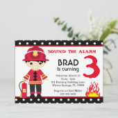 Aankondiging van de Birthday Party van Cute Firefi (Staand voorkant)