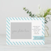 Aankondiging van de blauwe stripper Birth (Staand voorkant)