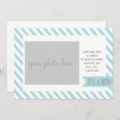 Aankondiging van de blauwe stripper Birth (Voorkant / Achterkant)