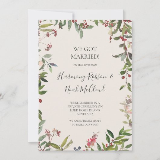 Aankondiging van de botanische champagne voor de f (Voorkant)