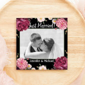 Aankondiging van de bruine bruine en roze bruiloft