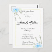 Aankondiging van de bruinklijke bruinbloem van Ele Briefkaart (Voorkant / Achterkant)